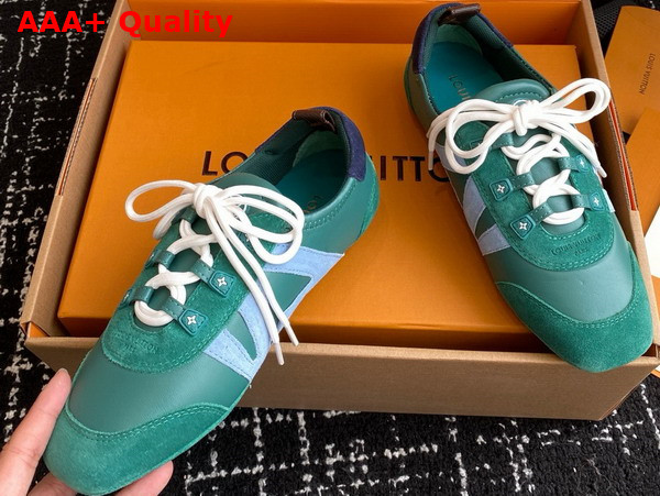 LV Sneakerina in Green Mix of Materials 1AHNDY Replica