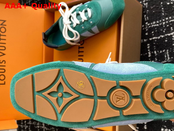 LV Sneakerina in Green Mix of Materials 1AHNDY Replica