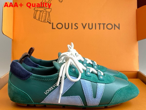 LV Sneakerina in Green Mix of Materials 1AHNDY Replica