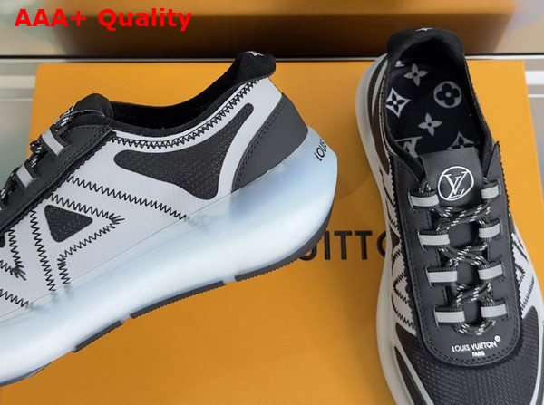 LV Sprint Sneaker in Noir 1AJOY1 Replica