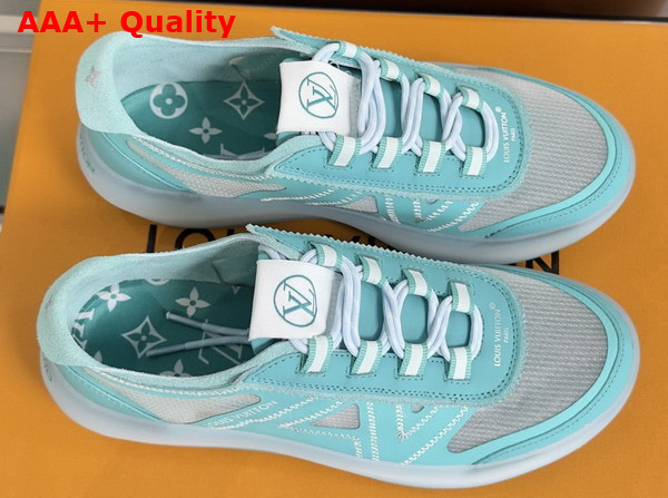 LV Sprint Sneaker in Vert dEau Green 1AJMAT Replica