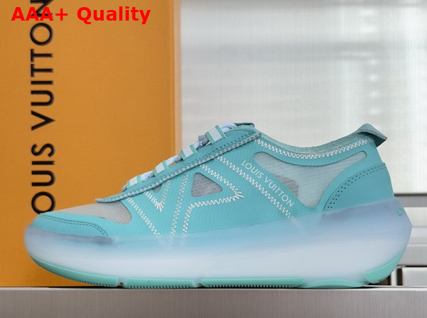 LV Sprint Sneaker in Vert dEau Green 1AJMAT Replica