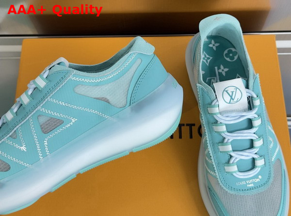 LV Sprint Sneaker in Vert dEau Green 1AJMAT Replica