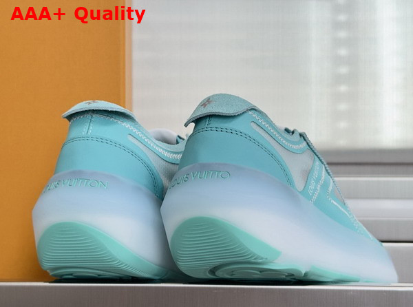 LV Sprint Sneaker in Vert dEau Green 1AJMAT Replica