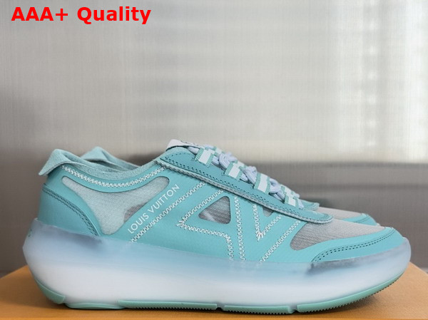 LV Sprint Sneaker in Vert dEau Green 1AJMAT Replica