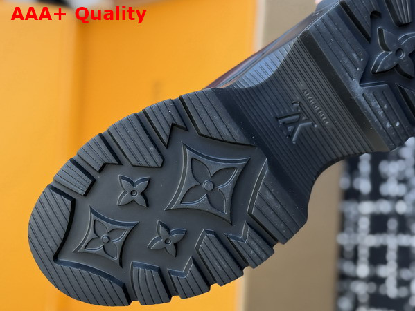 LV Squad Mary Jane in Bordeaux Glazed Calfskin Replica