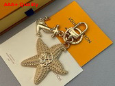 LV Starfish Key Holder and Bbag Charm Gold Metal M02622 Replica
