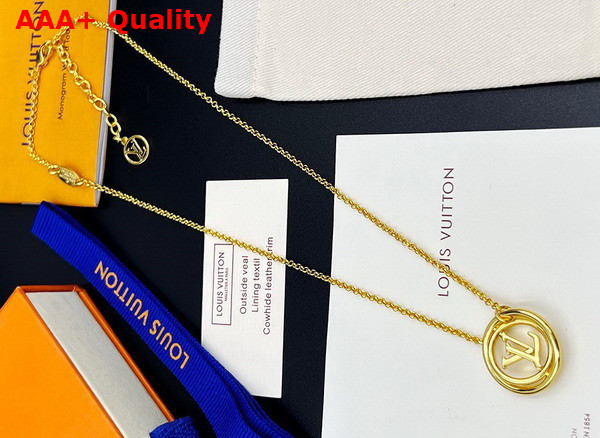 LV Stellar Necklace in Gold M00945 Replica