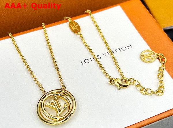 LV Stellar Necklace in Gold M00945 Replica