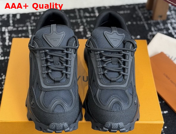 LV Summit Sneaker in Black Mix of Materials 1AJAEX Replica