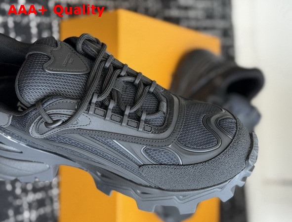 LV Summit Sneaker in Black Mix of Materials 1AJAEX Replica