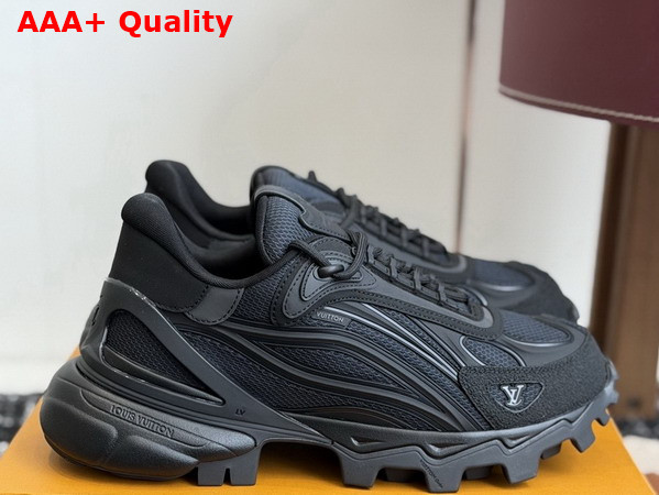 LV Summit Sneaker in Black Mix of Materials 1AJAEX Replica