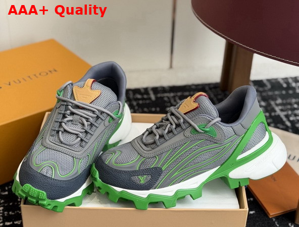 LV Summit Sneaker in Green Mix of Materials 1AJAXQ Replica