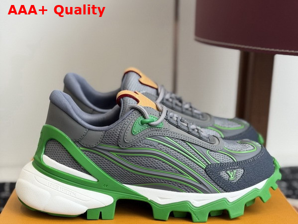 LV Summit Sneaker in Green Mix of Materials 1AJAXQ Replica