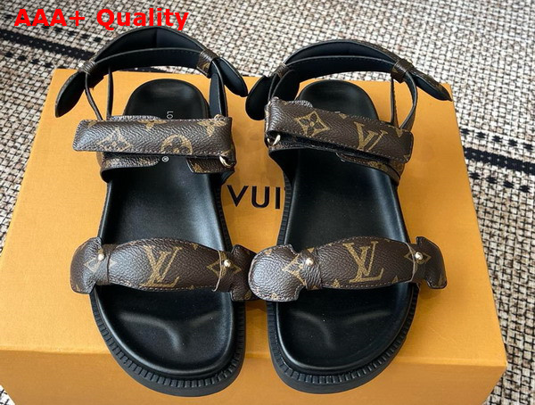 LV Sunset Comfort Sandal in Monogram Canvas Replica