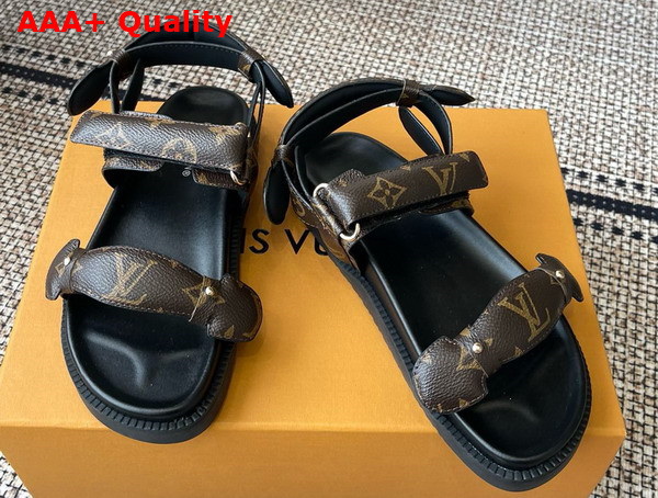 LV Sunset Comfort Sandal in Monogram Canvas Replica