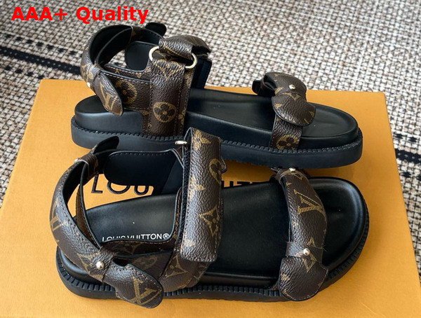 LV Sunset Comfort Sandal in Monogram Canvas Replica