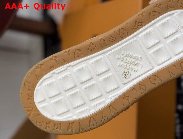 LV Tilted Sneaker in Blue Canvas Tonal Monogram Pattern 1AJCWD Replica