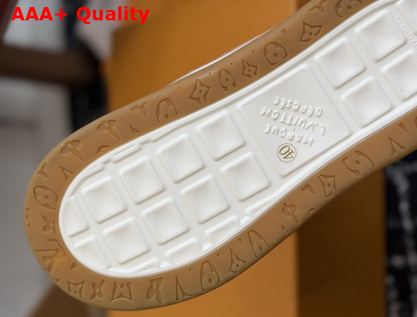 LV Tilted Sneaker in Blue Checkered Canvas 1AJTJT Replica