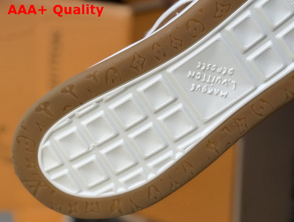 LV Tilted Sneaker in Brown Suede Calf Leather 1AJ766 Replica