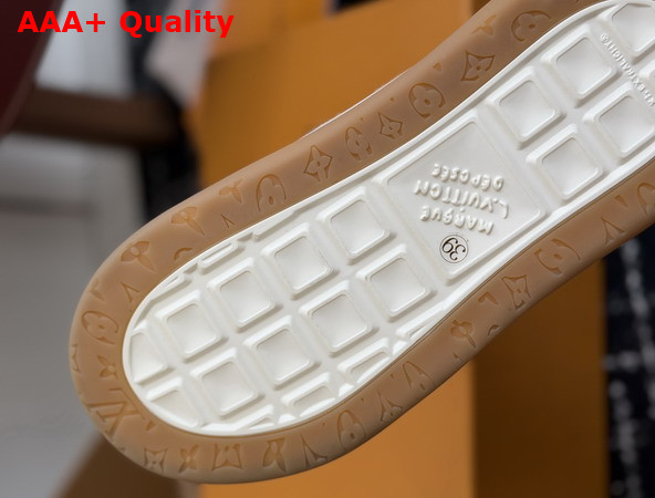 LV Tilted Sneaker in Nude Monogram Denim Replica