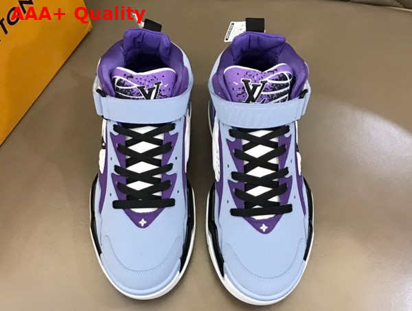 LV Trainer 2 Sneaker in Blue 1AAHF0 Replica