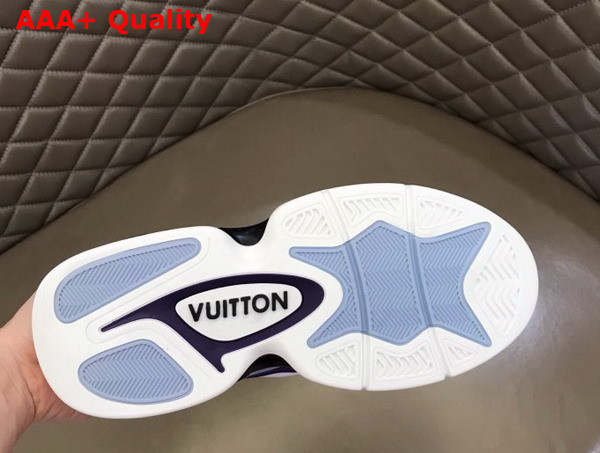 LV Trainer 2 Sneaker in Blue 1AAHF0 Replica