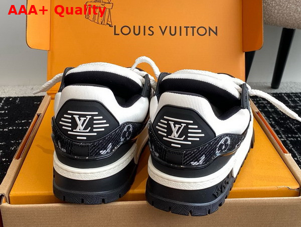 LV Trainer Maxi Sneaker in Black Monogram Denim 1ACXAG Replica