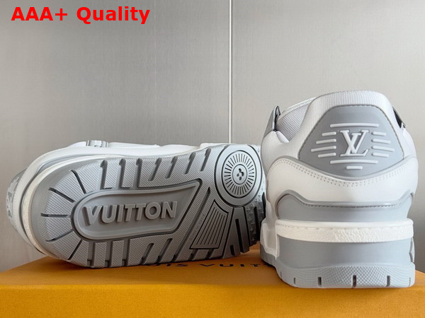 LV Trainer Maxi Sneaker in Gray Calf Leather 1ACRJZ Replica