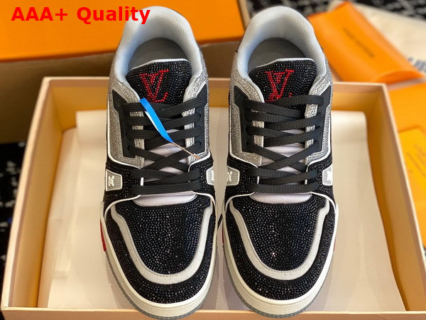 LV Trainer Sneaker Black Strass 1ABODU Replica
