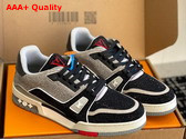 LV Trainer Sneaker Black Strass 1ABODU Replica