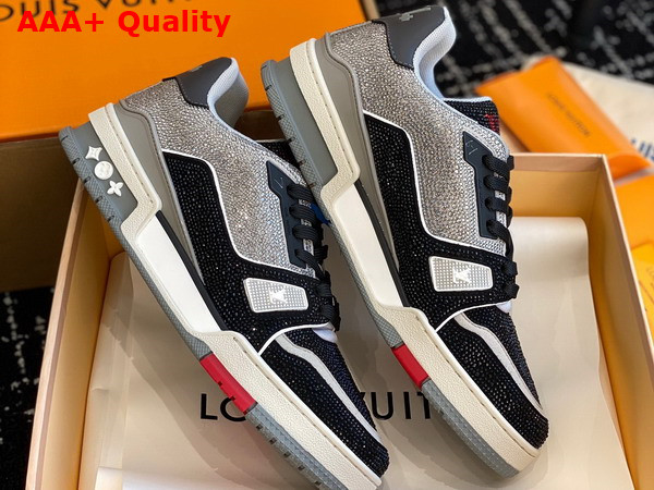 LV Trainer Sneaker Black Strass 1ABODU Replica