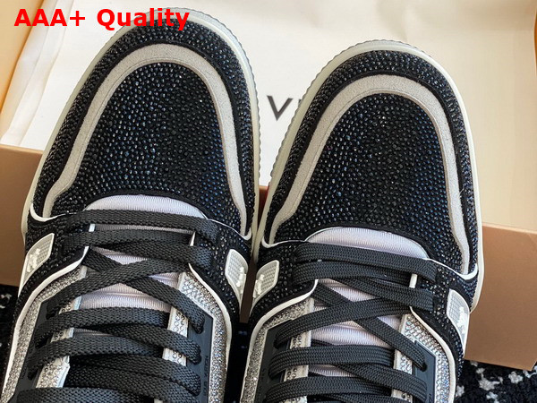 LV Trainer Sneaker Black Strass 1ABODU Replica