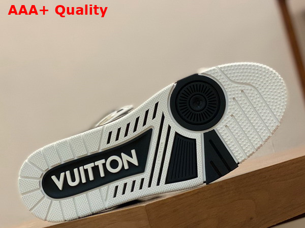 LV Trainer Sneaker Boot in Black Calf Leather 1ABLT6 Replica