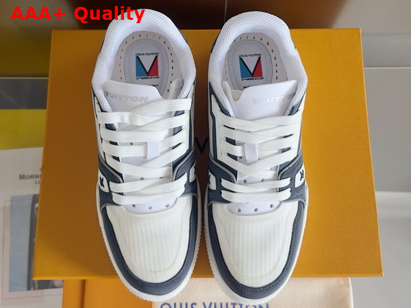 LV Trainer Sneaker in Navy Blue Mix of Technical Materials 1AD6TE Replica