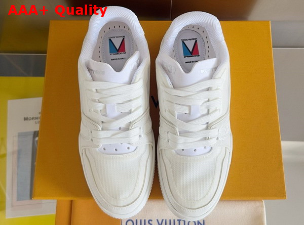LV Trainer Sneaker in White Mix of Technical Materials 1AD6T4 Replica