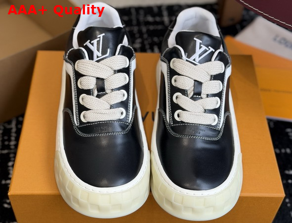 LV Ttilted Sneaker in Black Plain Calf Leather 1AJWDH Replica