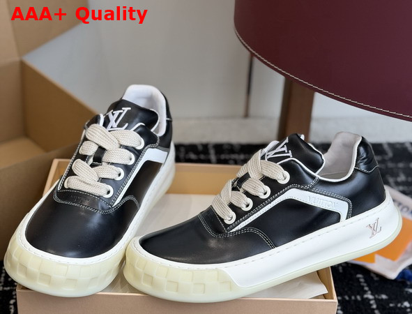 LV Ttilted Sneaker in Black Plain Calf Leather 1AJWDH Replica