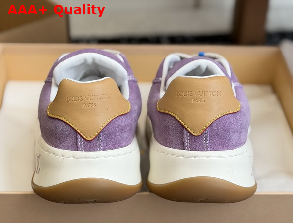 LV Ttilted Sneaker in Lilac Suede Calf Leather 1AJTI5 Replica