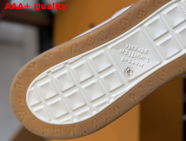 LV Ttilted Sneaker in Lilac Suede Calf Leather 1AJTI5 Replica