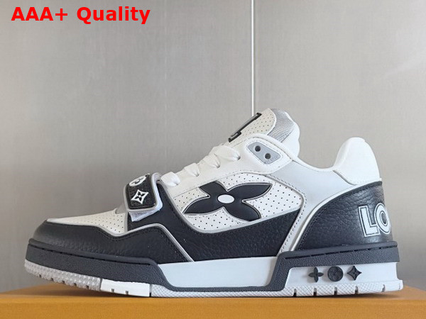 LV Ttrainer Sneaker in Black Perforated Calf Leather 1AHTDJ Replica