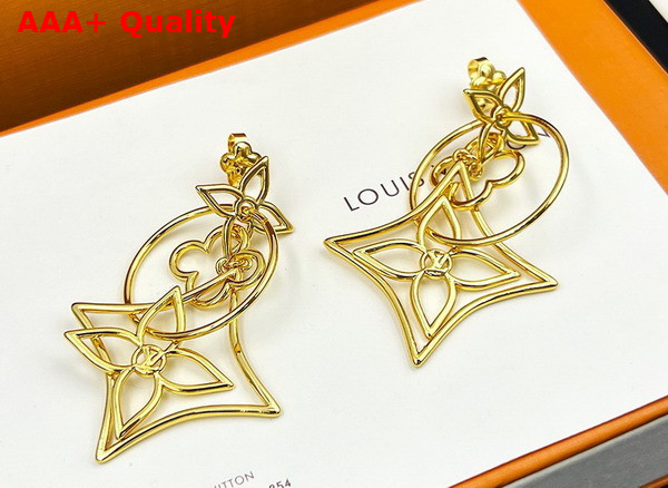 LV Twiggy Earrings Metal with Gold Color Finish M00952 Replica
