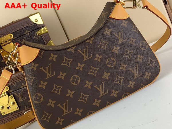 LV Twinny Handbag in Monogram Coated Canvas and Natural Cowhide Leather Trim Replica