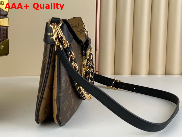 LV Twinny Handbag in Monogram and Monogram Reverse Coated Canvas M46659 Replica