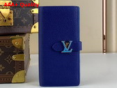 LV Vertical Wallet Capucines in Blue Taurillon Leather M82441 Replica