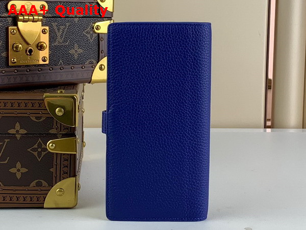 LV Vertical Wallet Capucines in Blue Taurillon Leather M82441 Replica