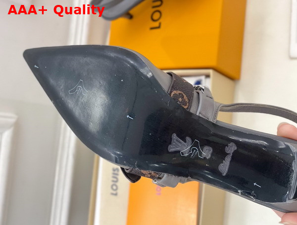 LV Vibe Slingback Pump in Gray Lambskin 1AHL15 Replica
