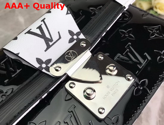 LV Wynwood Black Embossed Monogram Vernis Patent Cowhide M90445 Replica