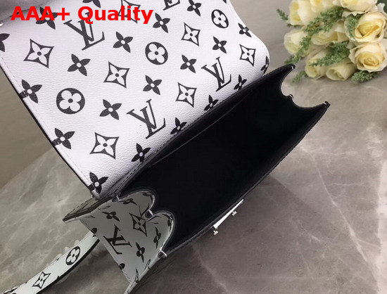 LV Wynwood Black Embossed Monogram Vernis Patent Cowhide M90445 Replica
