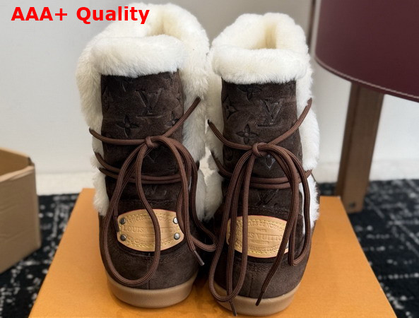 LV Yeti Boot in Brown Suede Calf Leather 1AIZNT Replica